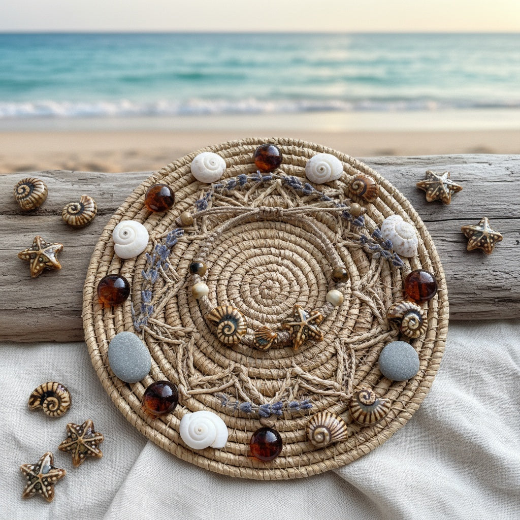 Ocean Breeze Ceramic Charm Bracelet